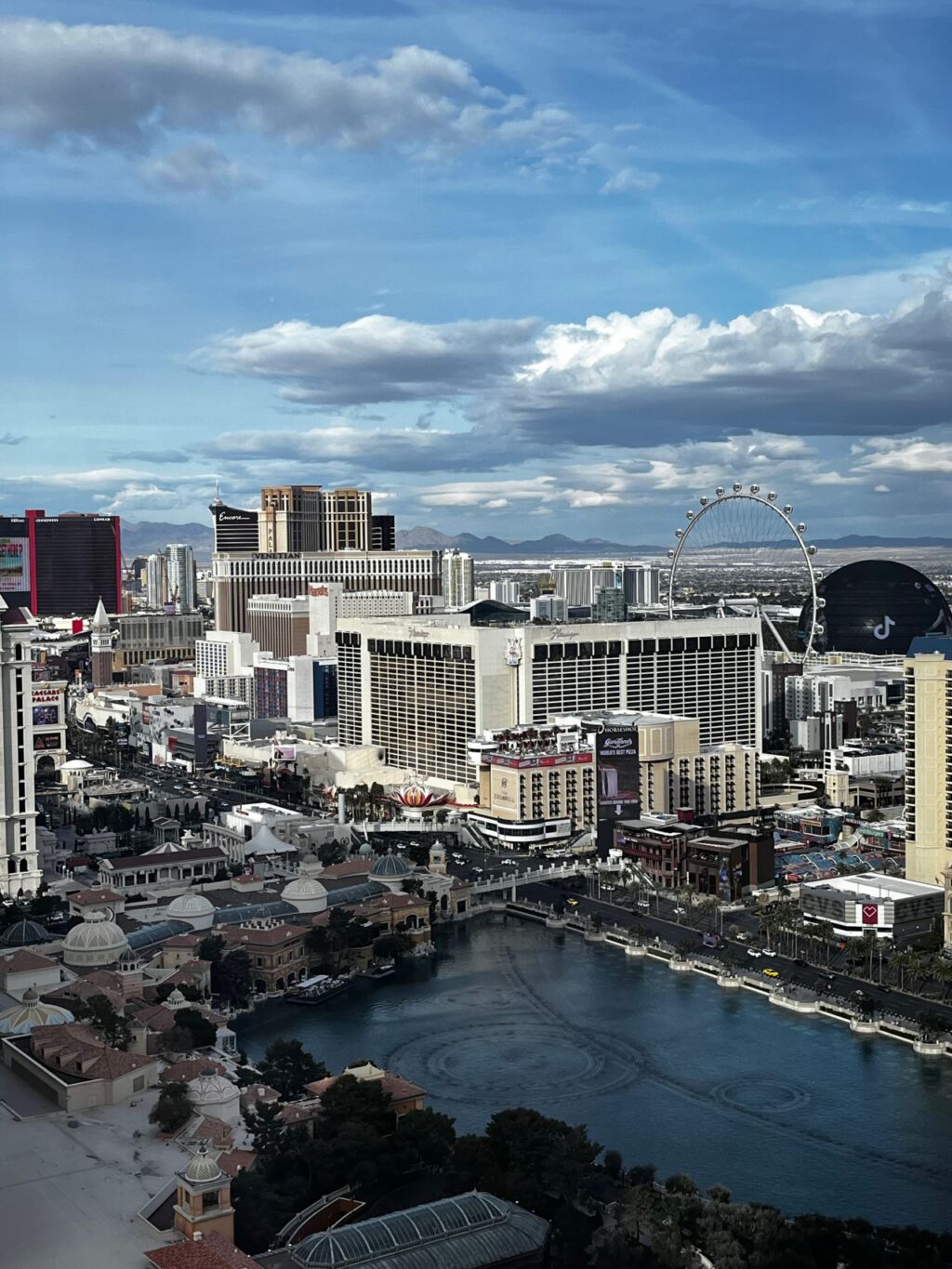 A photo of the Las Vegas skyline where the NAI Global Conference 2026 was held.