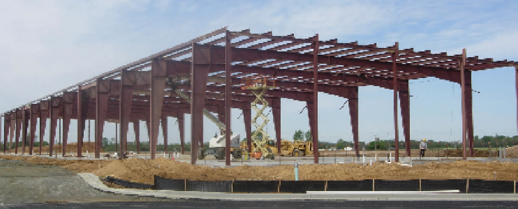 A photo of the construction at Levels Business Park