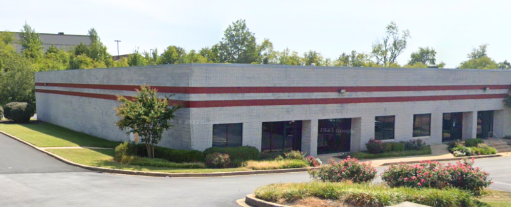 An exterior photo of one of the buildings at Airport Industrial Park