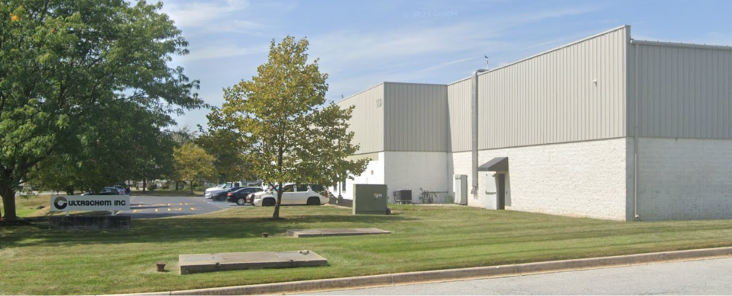 An exterior photo of the Ultrachem Industrial building