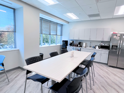 A photo of the lunchroom at WBG