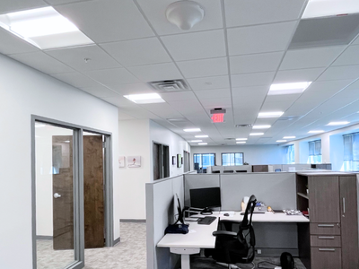 An interior office photo of WBG