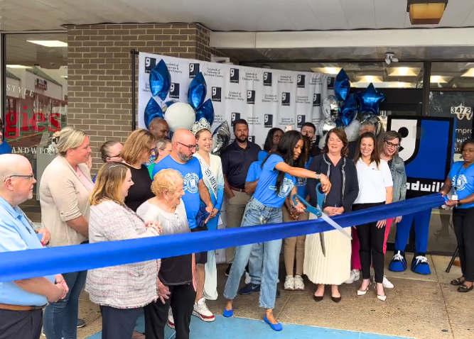 A picture from the Goodwill Aston grand opening