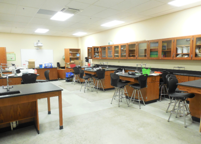 A photo of the lab at ASPIRA Academy
