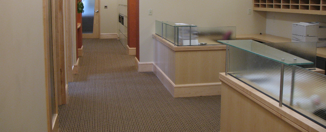 An interior picture of the law office.