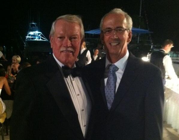 Bob Hill and Carmen Facciolo at an event gala