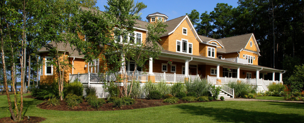 An exterior photo of the home