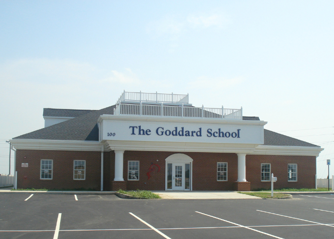 A photo of the exterior of The Goddard School