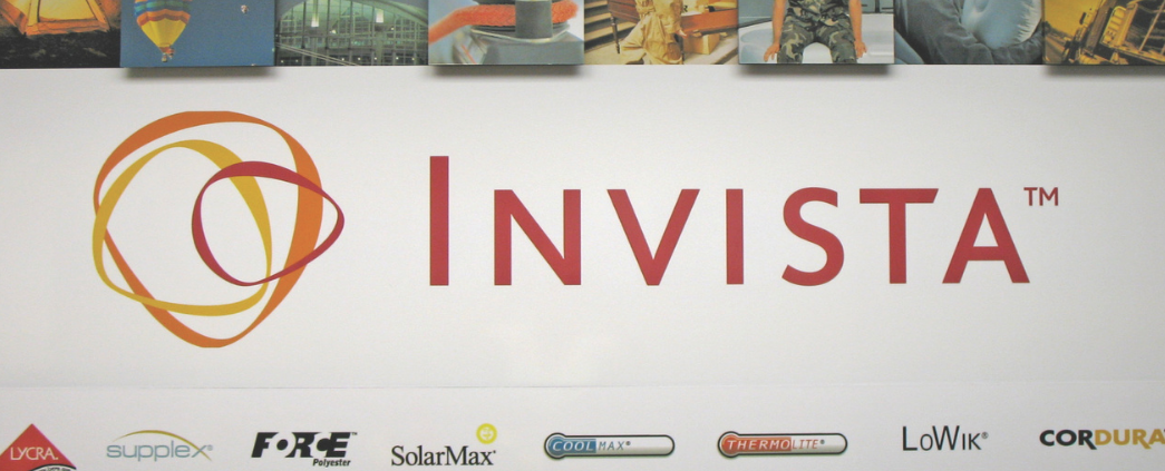 A picture of the Invista sign