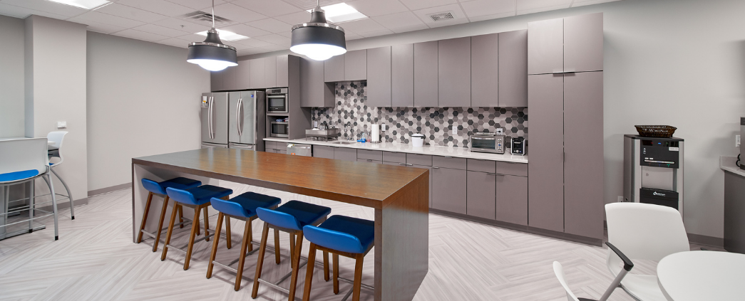 A photo of the kitchenette at Little Falls