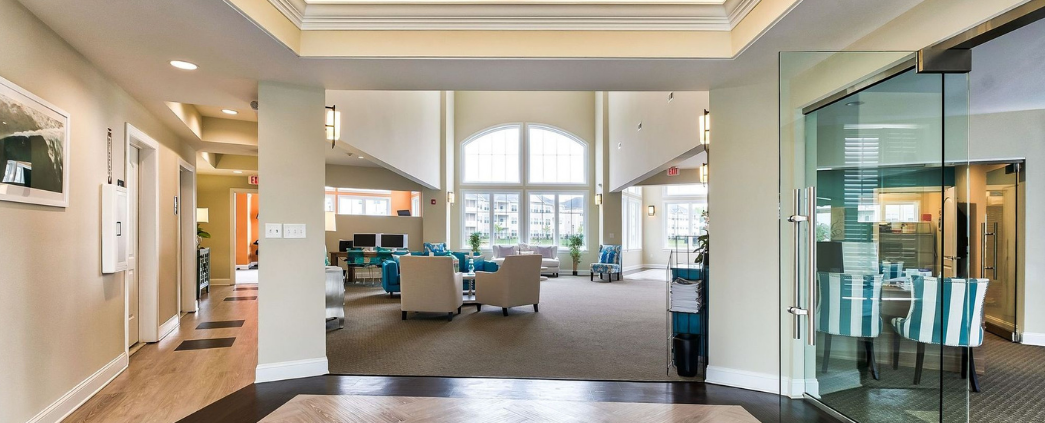 A photo of the clubhouse