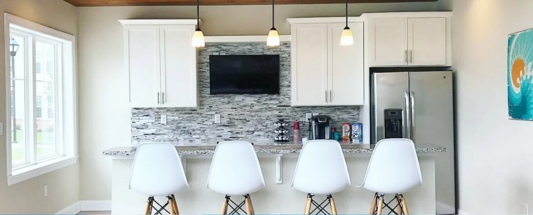 A photo of the clubhouse kitchen