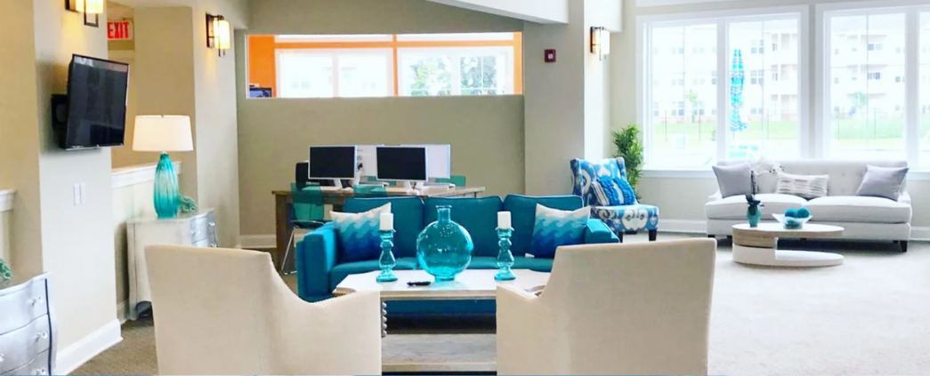 A photo of the clubhouse