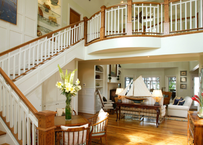 An interior photo of the Chesapeake home