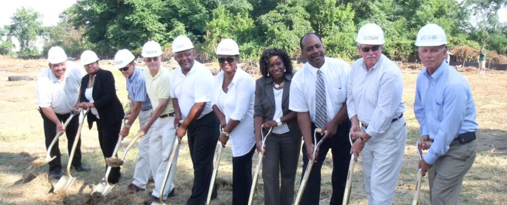 A photo from the groundbreaking of Seeds of Greatness Bible Church