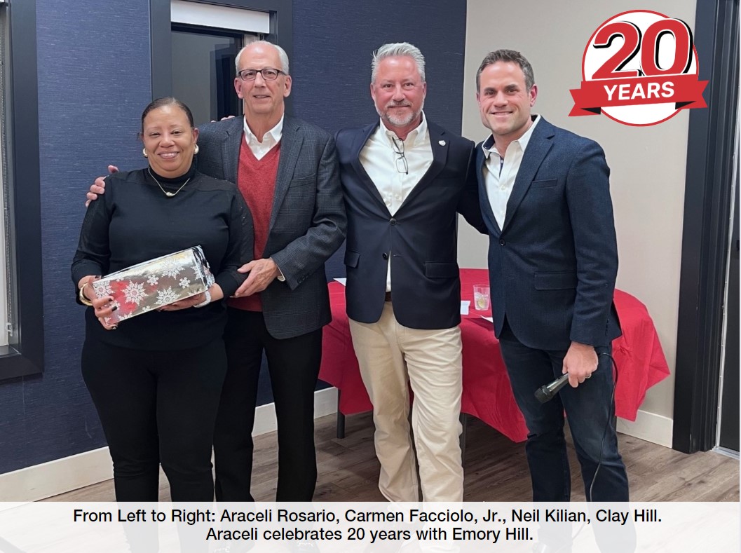 Emory Hill Celebrates Employee Milestones - NAI Emory Hill - New Castle ...