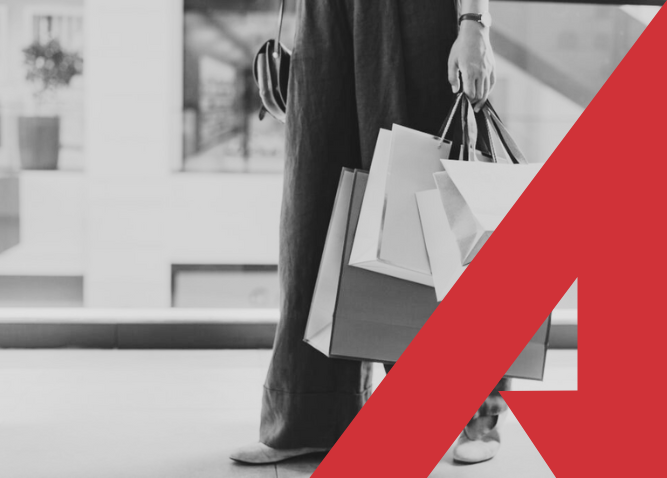 A picture of a person shopping